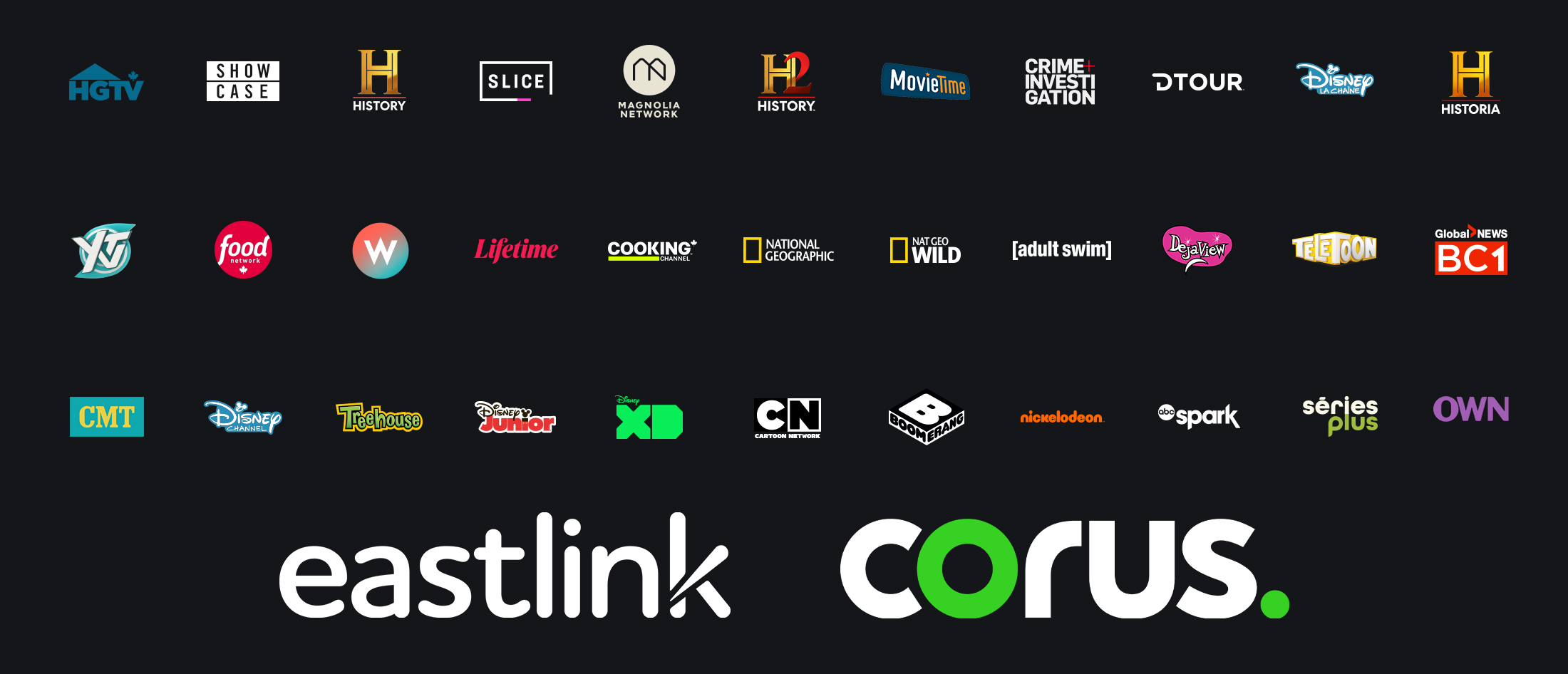 Eastlink Relaunch Channel Logos